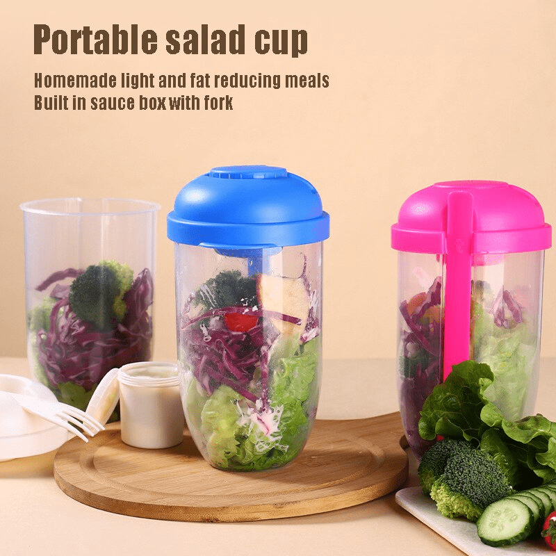 Reusable Salad Bowls Overnight Oats Container Breakfast On - Temu