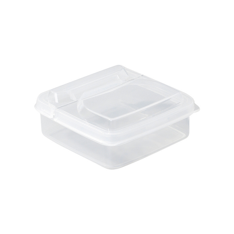 1pc Clear Food Storage Box,Plastic Refrigerator Storage Cheese Box