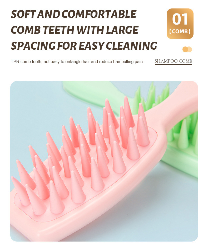 Portable Scalp Massager And Detangling Brush for Hair, Ideal for Travel And Bathing