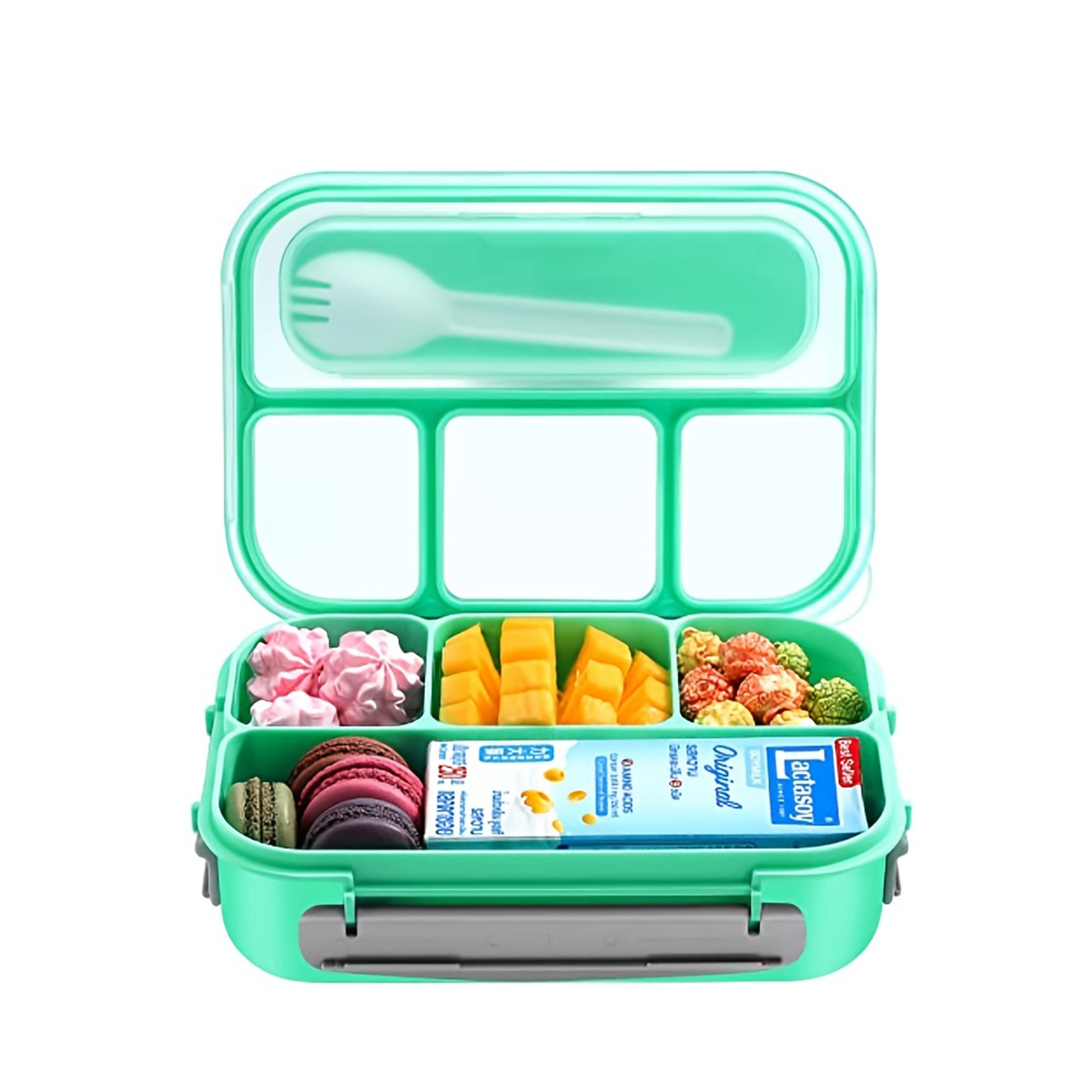  Lunch Box Kids,Bento Box Adult Lunch Box,Lunch Containers for  Adults/Kids/Toddler,1300ML-4 Compartment Bento Lunch Box,Microwave &  Dishwasher & Freezer Safe,BPA Fre (Blue): Home & Kitchen