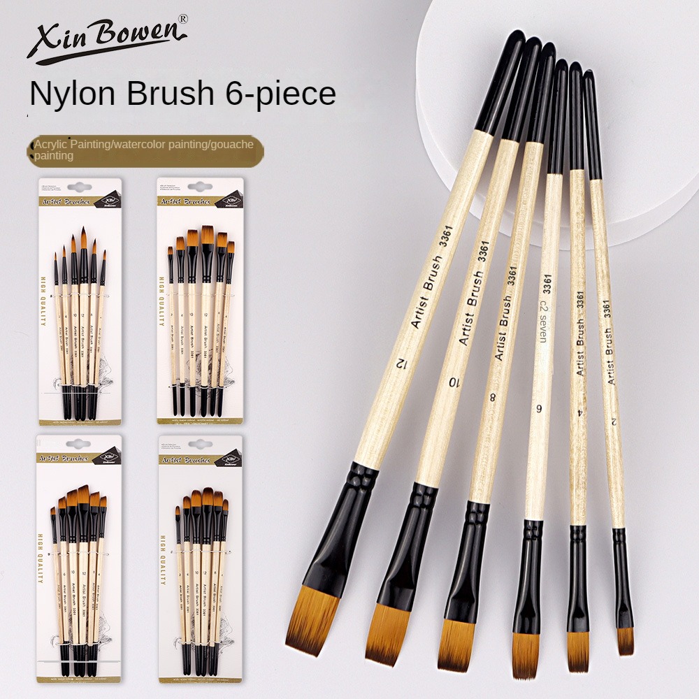  DACO Enchanted Professional Artist Paint Brush Set, Long  Paintbrushes for Acrylic, Oil, Watercolor & Gouache Painting 16pcs Painting  Brushes for Canvas with Case Premium Paint Brush Set in a Roll Case
