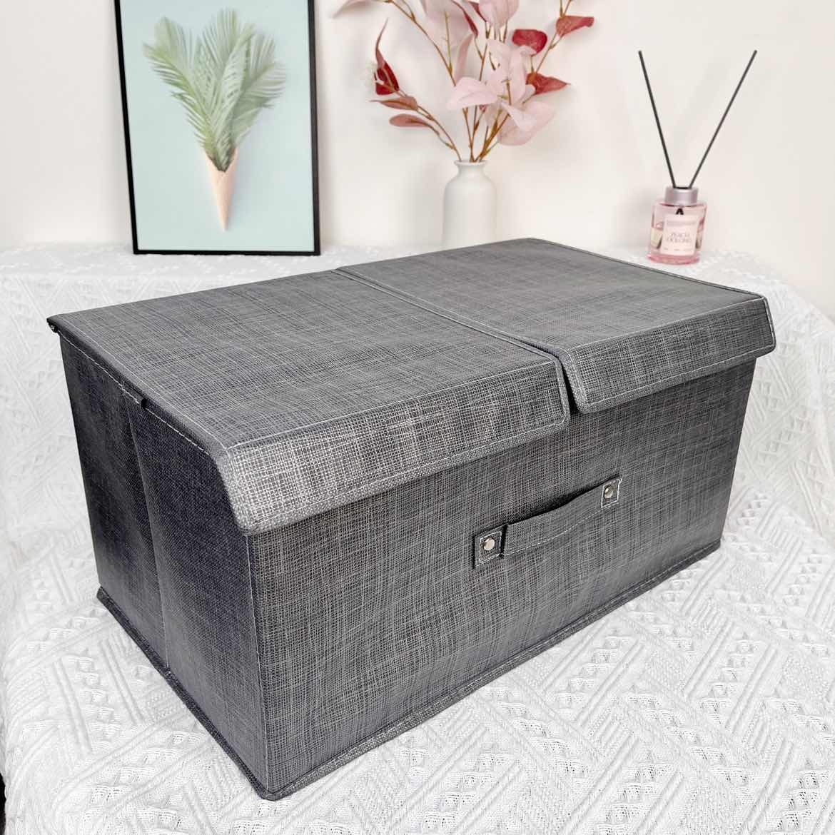 Extra Large Folding Storage Box Household Clothing Storage - Temu