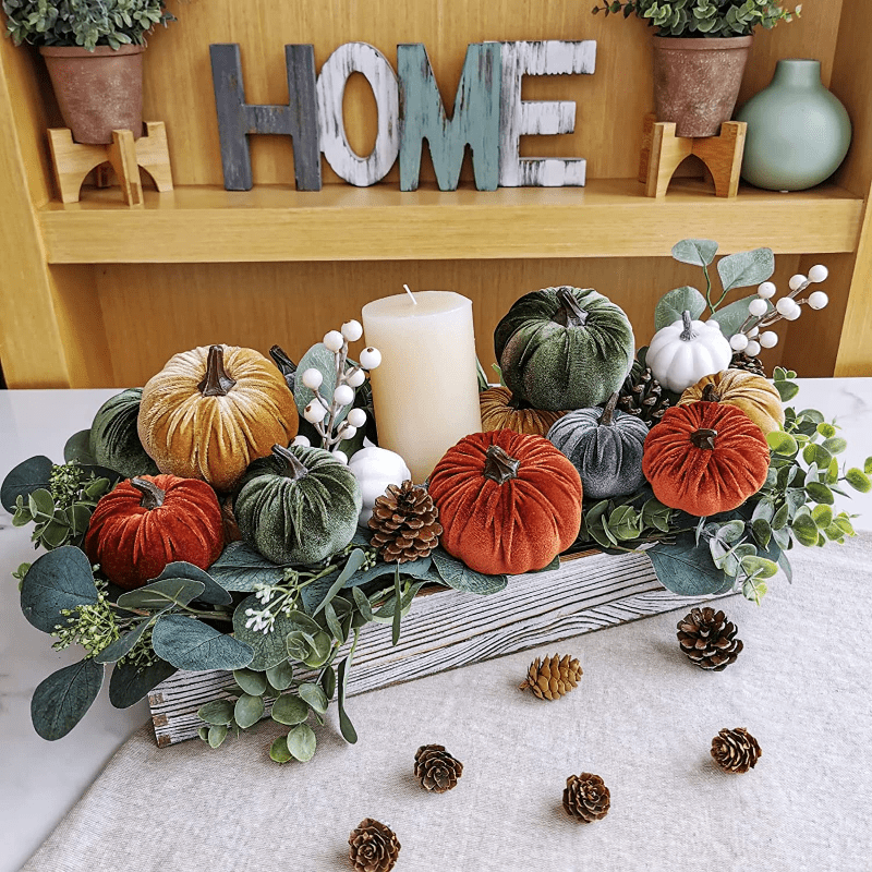 A1U Faux Rectangular Mini Hay Bales, Autumn Fall Harvest Thanksgiving  Halloween Christmas Themed- Party Centerpiece Shelves Table Mantels Art &  Crafts