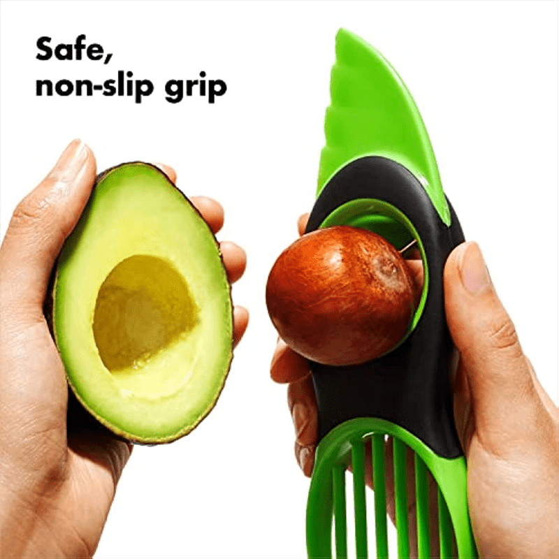 2pcs Multi-functional 3-in-1 Avocado Tool Set, Including Avocado Peeler,  Pitter And Slicer, Creative Kitchen Gadget