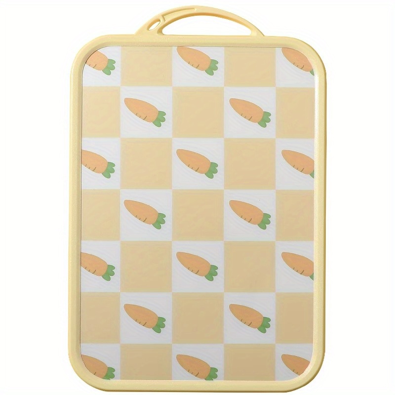 1pc Plastic Cutting Board, Cute Fruit Pattern Cutting Board, Kitchen Gadgets