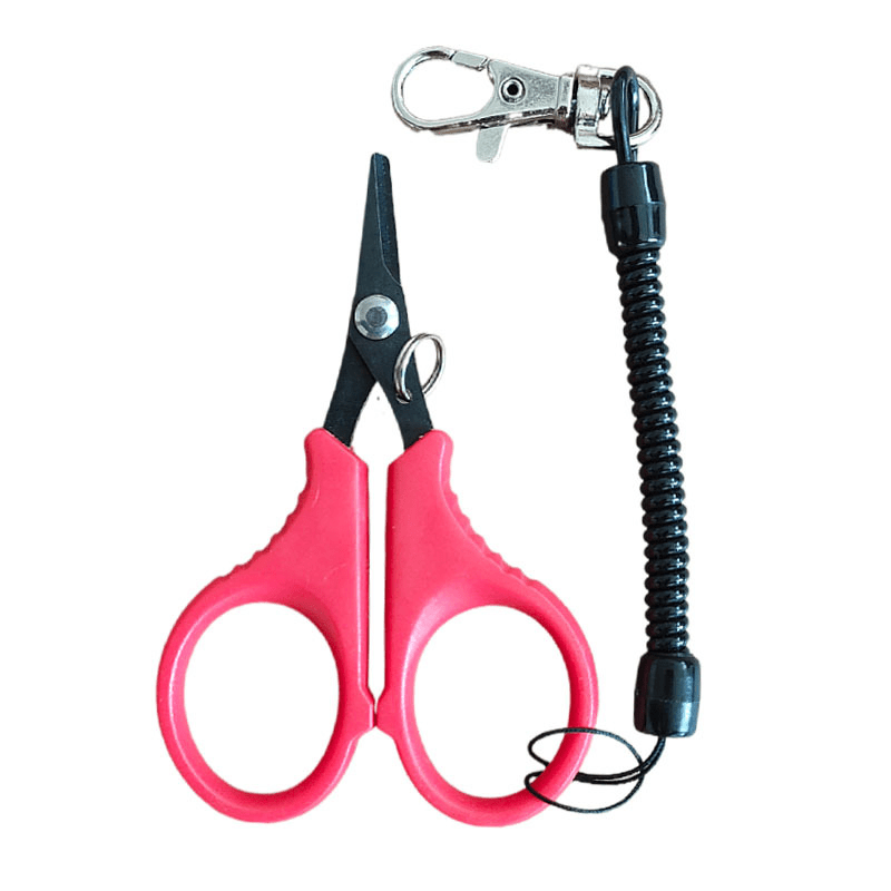 Small Fishing Scissors Line Cutter, Cutting Fishing Lures Fishing Plier  Scissor Included Lanyard Clasp, Fishing Tackle