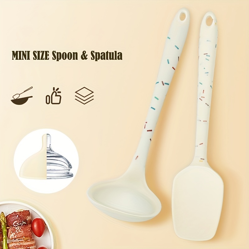 Farberware Cooking Utensils -White Nylon Slotted Turner & Basting Spoon Set  -NEW