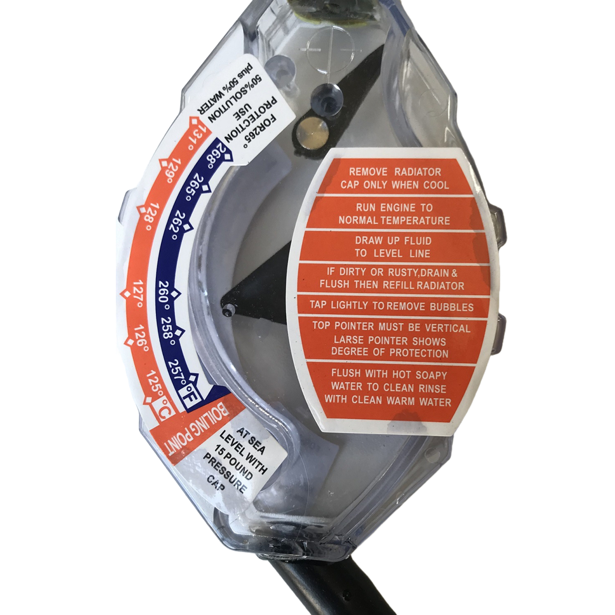Dial Type Coolant Tester, Rapid-test Anti-freeze Densitometer Coolant  Tester Automotive Antifreeze Tester For Ethylene Glycol Coolant