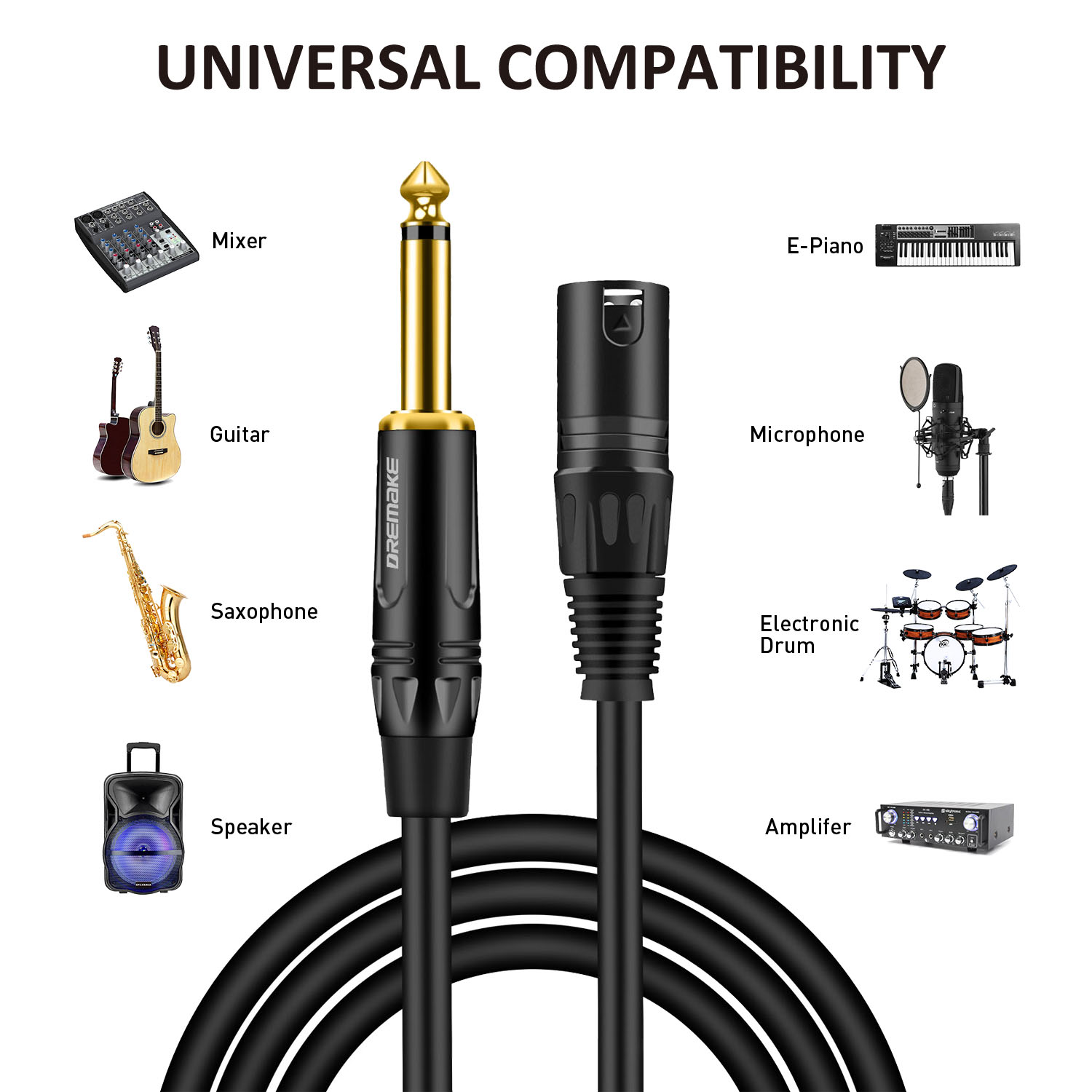 XLR y RCA: los cables de audio para micrófonos y altavoces