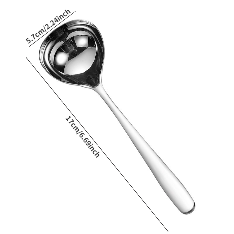 Stainless Steel Thickened Spoon - Creative Long Handle Design For Hot Pot  Soup Ladle - Essential Kitchen Tool For Restaurants - Temu