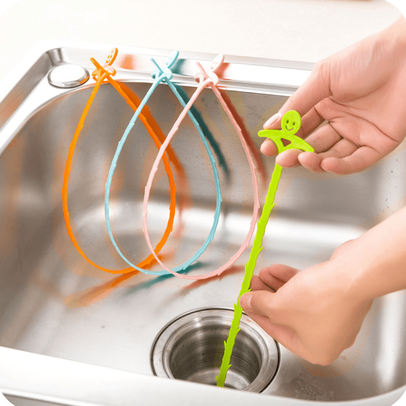 1PC Kitchen Bathroom Sink Pipe Drain Cleaner Pipeline Hair