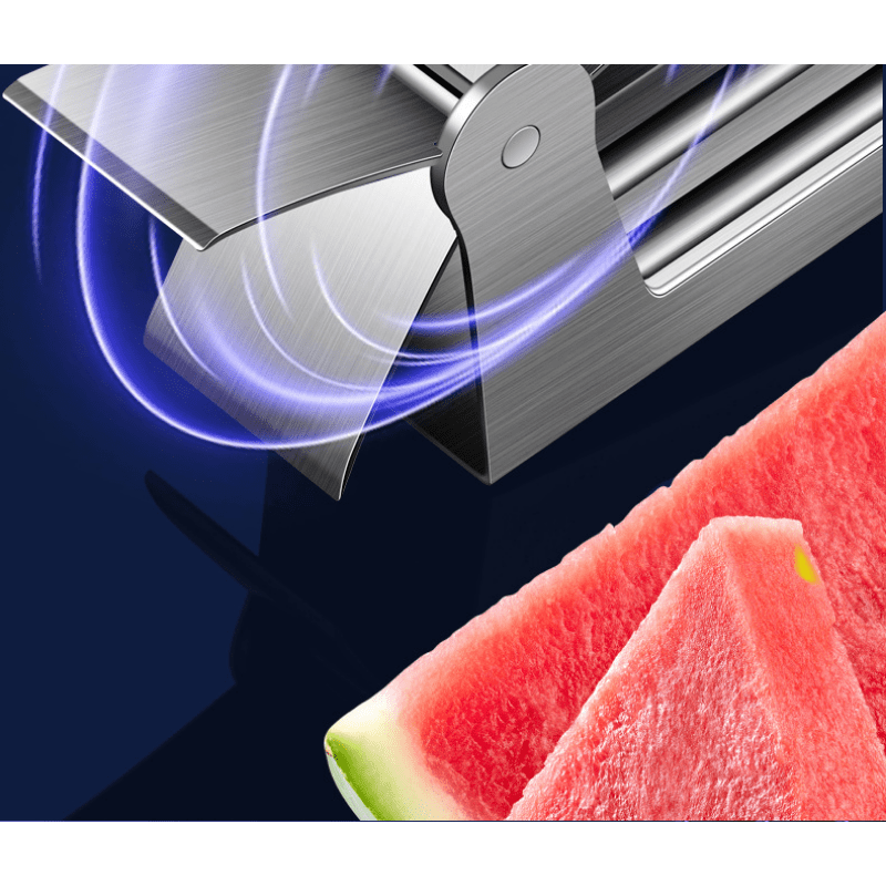 Safe Grip Fruit Cutter Safe Durable Watermelon Slicer Stainless Steel  Watermelon Slicer Comfortable Handle for Home