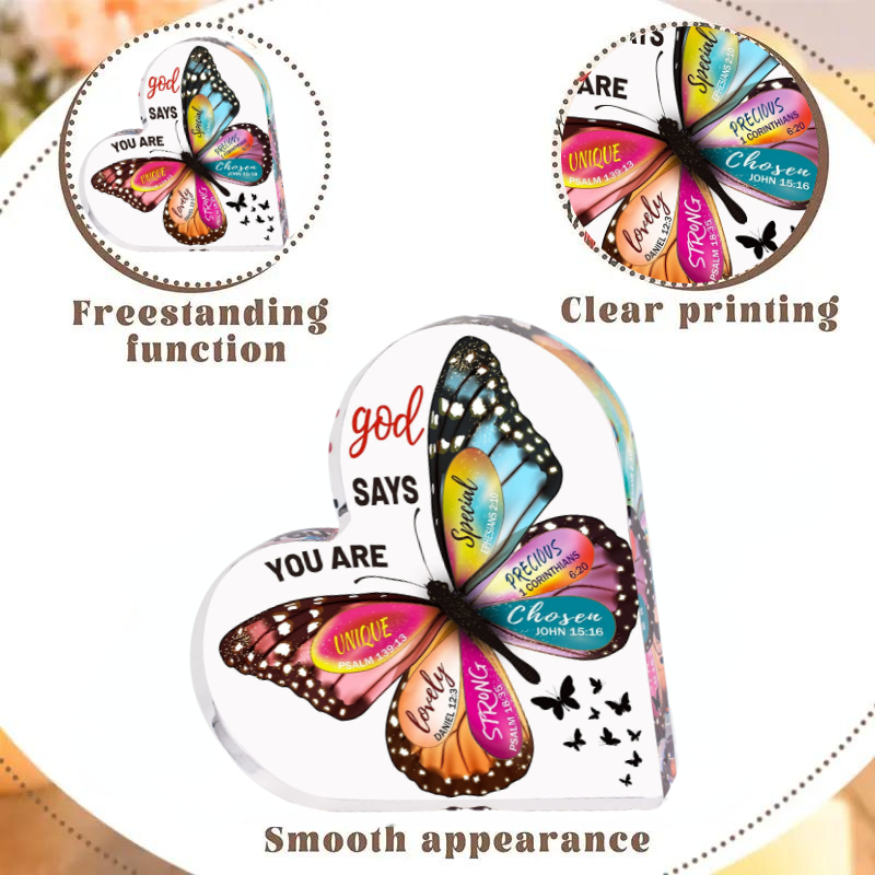 1pc Mariposas Voladoras Acrílico Coloridas Regalo En Forma - Temu