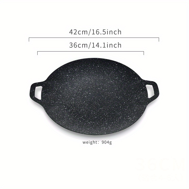 Non Stick Grill Pan Cast Iron Griddle Double Sided Baking - Temu