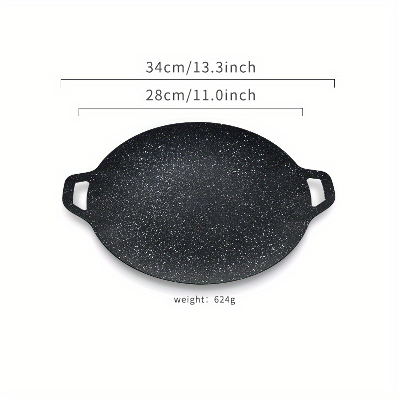 NON STICK GRILL PAN ROUND, MADE IN KOREA, ITEM#800380, 韓國不粘烤