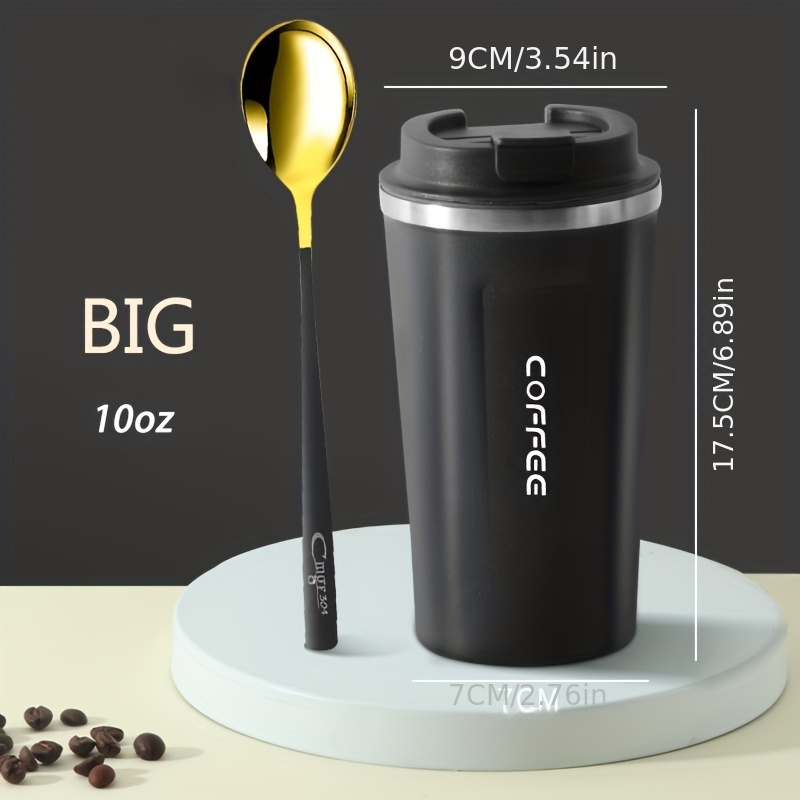 Cherry Coffee Mug With Lid Stainless Steel Coffee - Temu