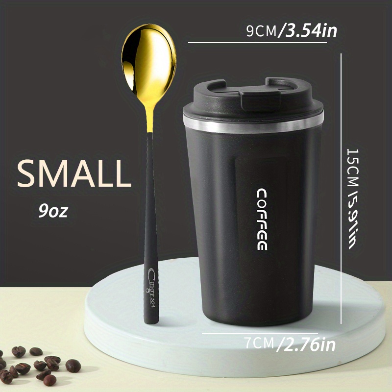 Thermal Mug, Coffee Mug Thermal with Leak-Proof Lid, Thermal Mug Insulated Mug, 18 oz/510 ml Stainless Steel Travel Mug, Coffee-To-Go Mug for Hot and