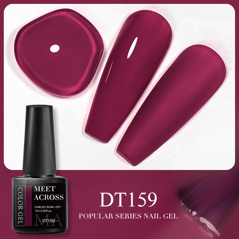 TRINGKY Starry Style Pink Wine Red Deep Blue Dark Colors for Nail Art Salon  Design Set - Walmart.com