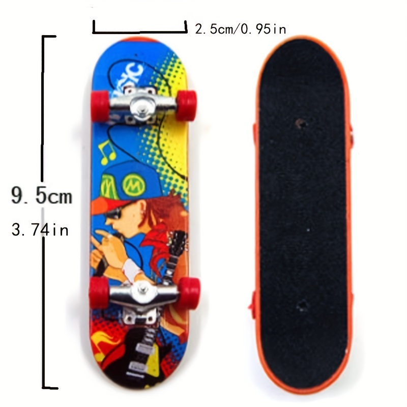 random Colors) Mini Finger Skateboard And Finger - Temu