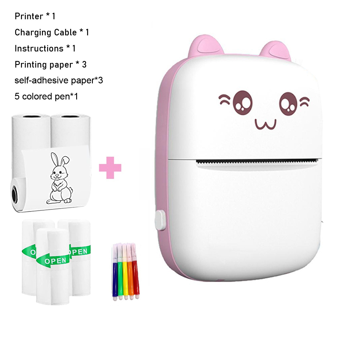 The Ultimate Portable Printer: Mini Pocket Printer With - Temu