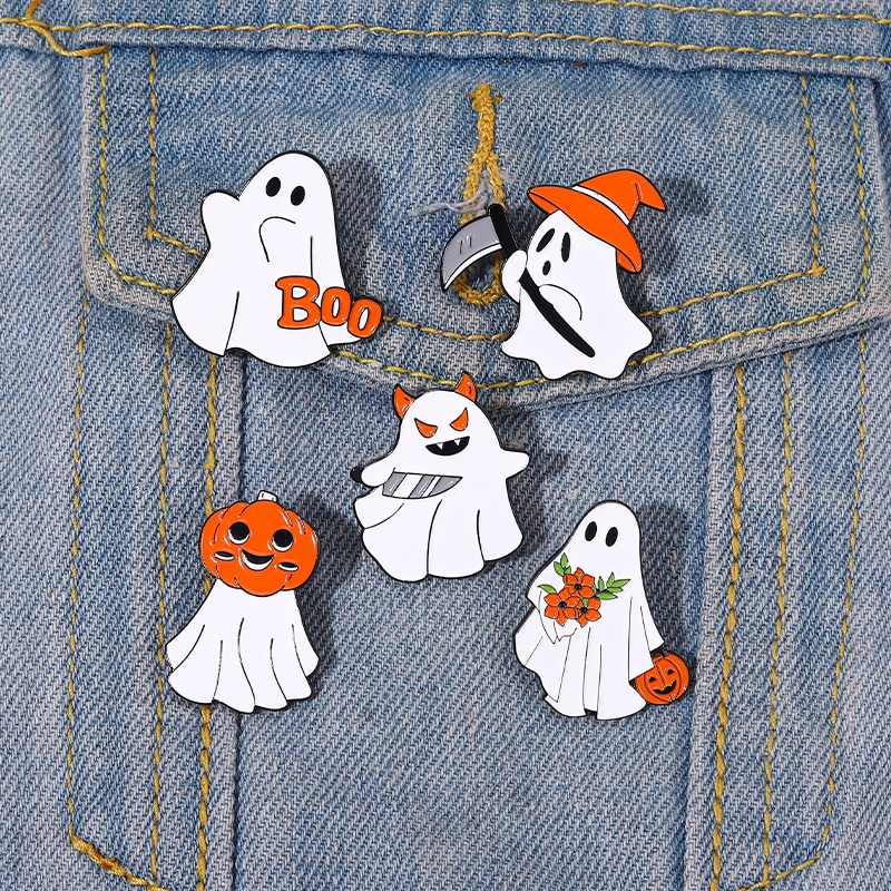 Halloween Cuties Badge Reel Bundle-Ghost Badge Reel-Pumpkin Badge