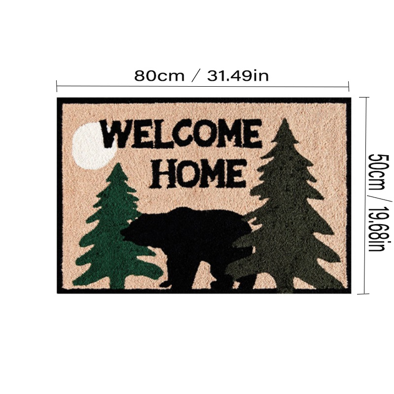 Welcome Entrance Doormat, Low Pile Indoor Outdoor Entrance Mat For High  Traffic Area, Non-slip Bathroom Mat Carpet, For Autumn Thanksgiving  Halloween Harvest Festival, Home Decor, Room Decor - Temu