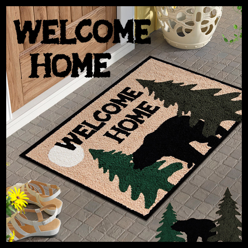 Doormat With Heavy Duty Backing, Welcome Doormat, Outdoor Entrance, Front  Porch Door Mat, Easy To Clean Entry Mat, Outdoor And Indoor Uses, Home  Decor, Room Decor - Temu