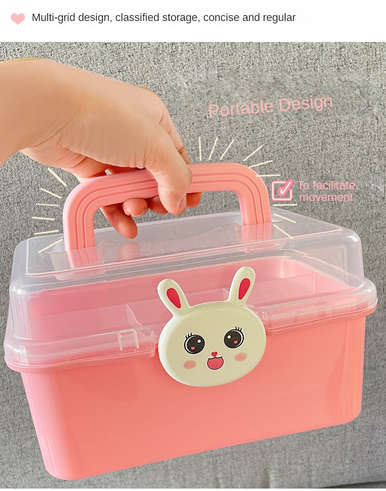 Cartoon Medicine Box, Household Medicine Storage Box, First Aid