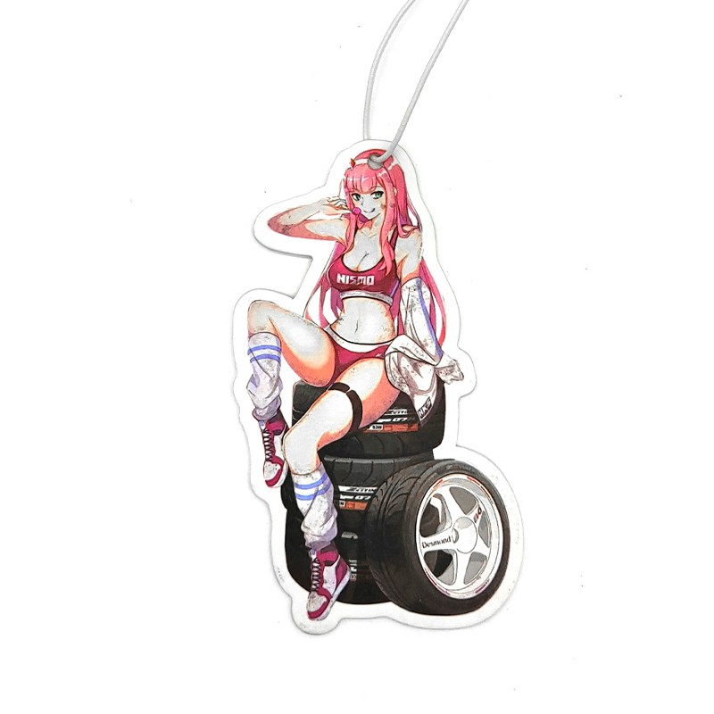 Helay Anime-Auto-Ornamente, niedlicher Auto-Anhänger mit Aufschrift 'No  Face Man', Auto-Rückspiegel-Anhänger, Auto-Dekoration, Ornament, Zubehör