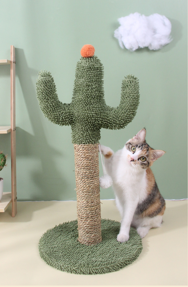 Cactus Shaped Cat Scratcher Toy Cat Scratching Toys Interactive Toys For Indoor Cat Pet Supplies details 9