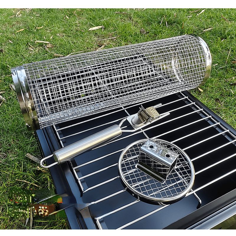 1pc Cage De Barbecue En Acier Inoxydable Cage De Grillage - Temu Belgium