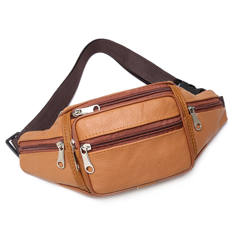 Faux Leather Chest Bag, Plaid Pattern Zipper Sling Bag, Fashion Fanny Pack  For Sports & Travel - Temu United Arab Emirates