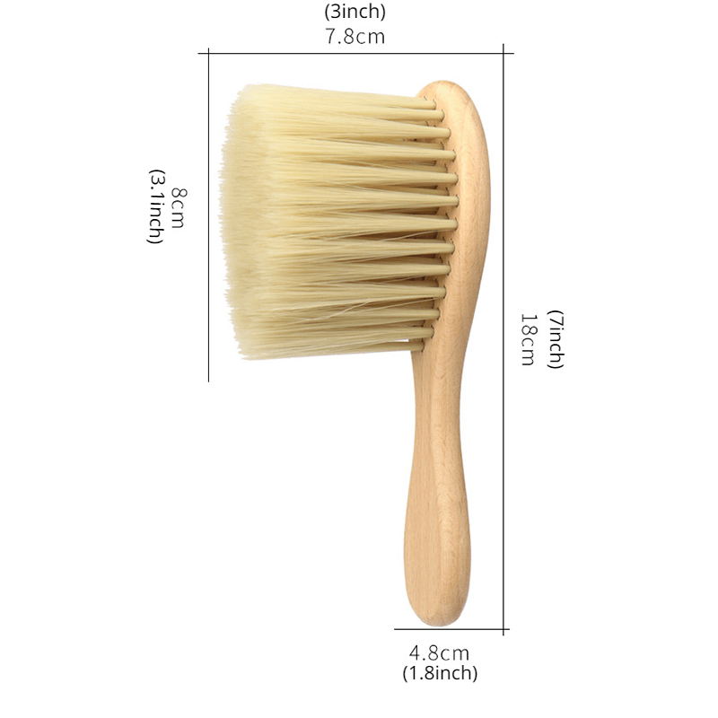 Comb and hair brush cleaner beech wood