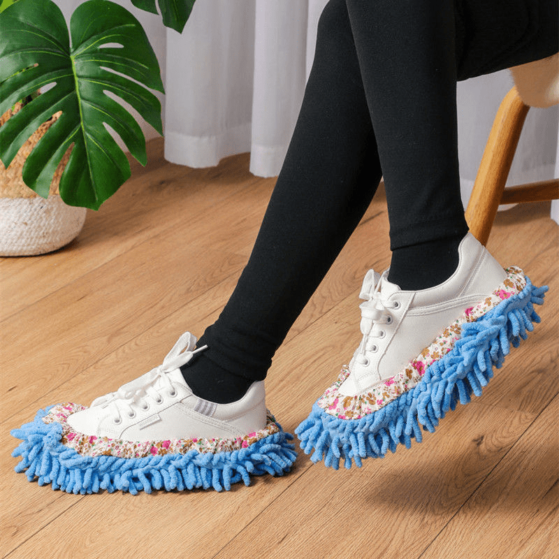 Zapatillas de mopa unisex, para limpieza de casa, spa, para el polvo, ML