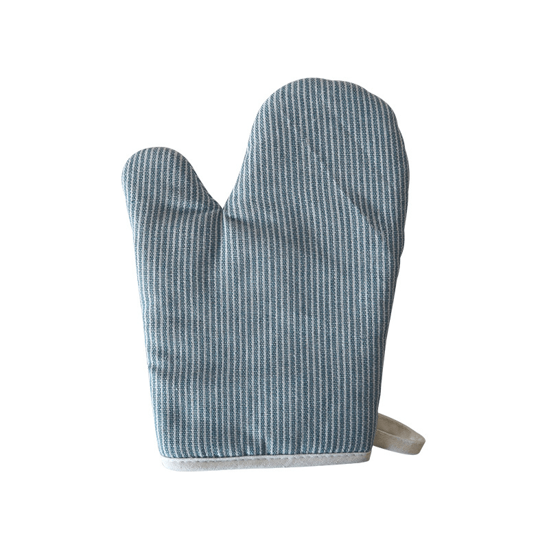 1 Manoplas De Horno A Rayas Gruesas, Guantes Para Hornear Resistentes A  Altas Temperaturas De Grado