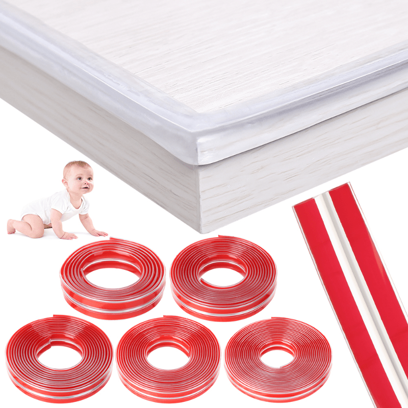 Baby Proofing Edge Protector Strip Clear, Soft Corner Protectors
