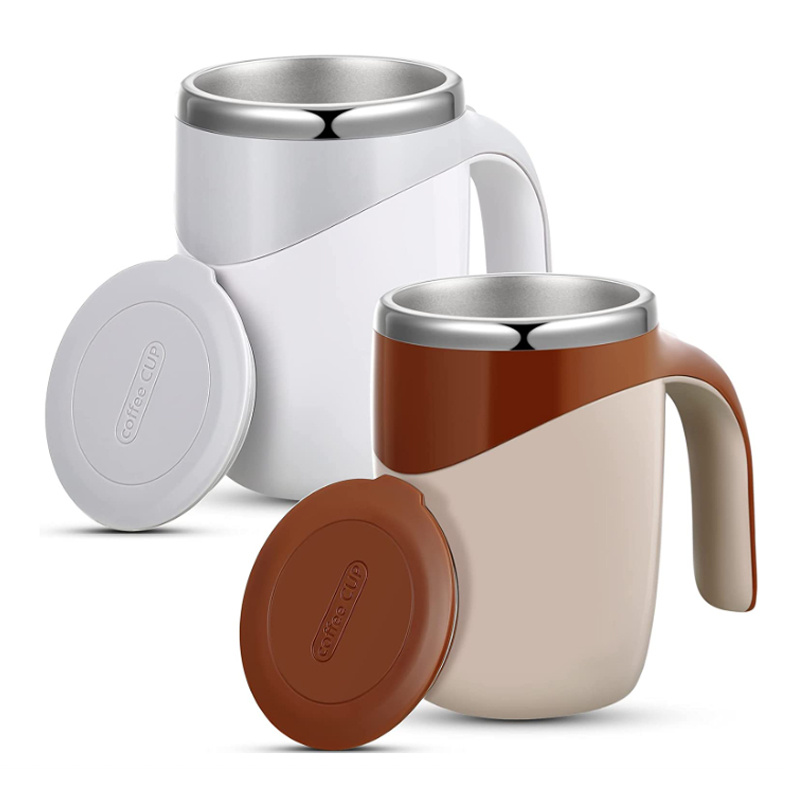 Magnetic Self Stirring Coffee Mug, No Battery, Switch and Spoon