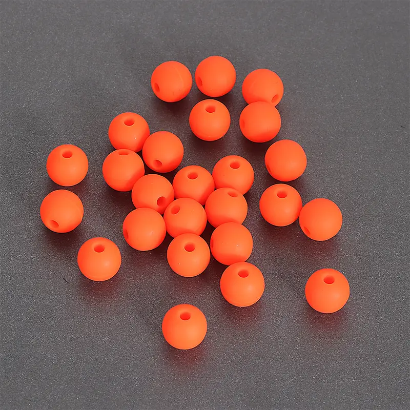 Silicone Beads Safety Bpa Free Round Silicone Beads For Diy - Temu