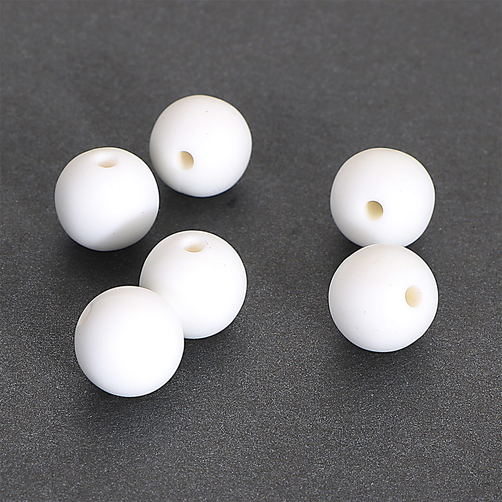 Silicone Beads Safety Bpa Free Round Silicone Beads For Diy - Temu