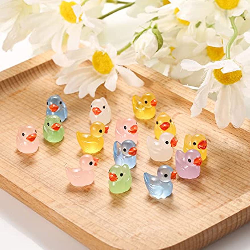Mini Resin Duck Miniature Tiny Ducks Figures Micro Fairy - Temu