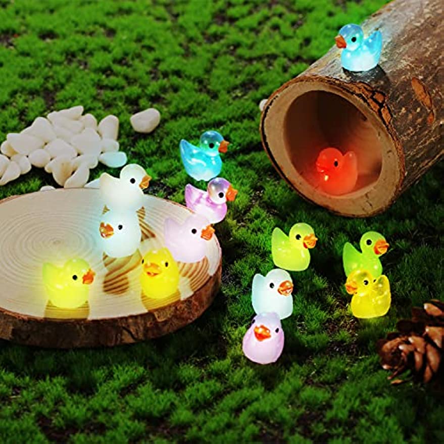 Tiny Ducks Little Duck Figures Mini Resin Ducks Plastic - Temu