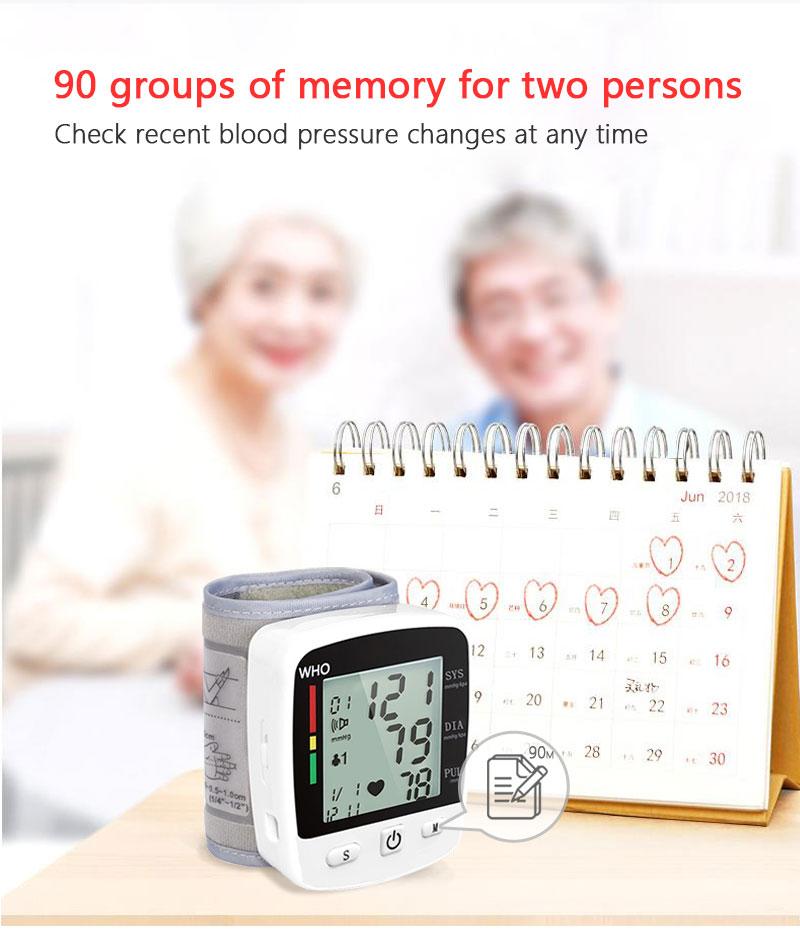 Rechargeable Wrist Blood Pressure Monitor: Accurate And Easy - Temu