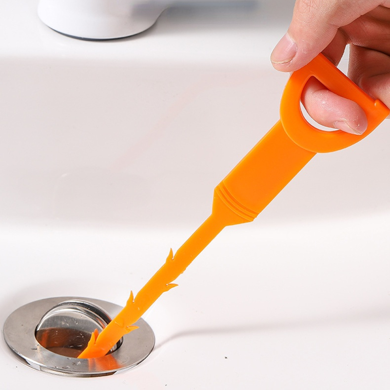 6PCS Hair Sink Drain Clog Remover Tool Plumbing Cleaner Remover Bathroom  Kitchen