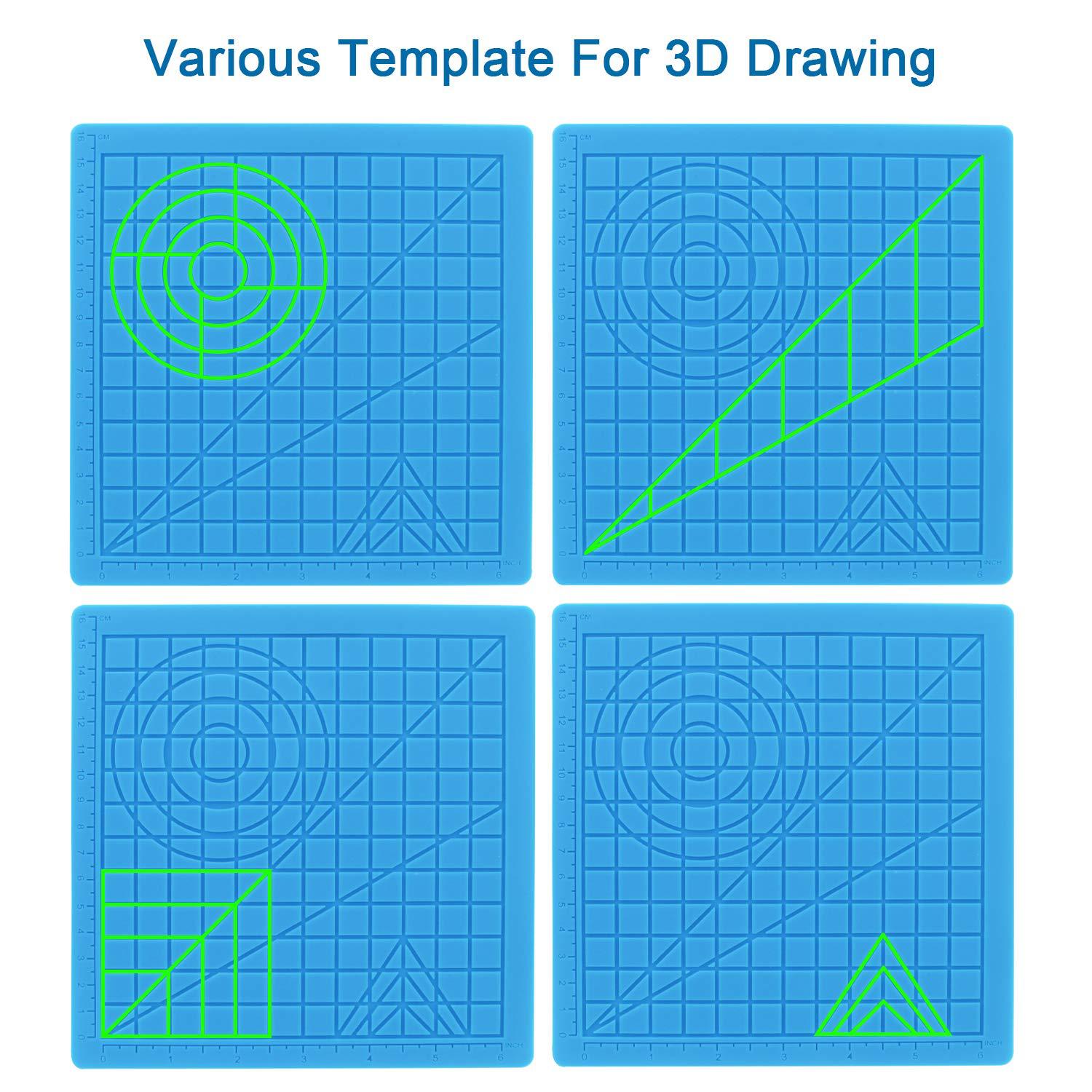 3d Printing Pen Silicone Design Mat Diy Creative Drawing - Temu