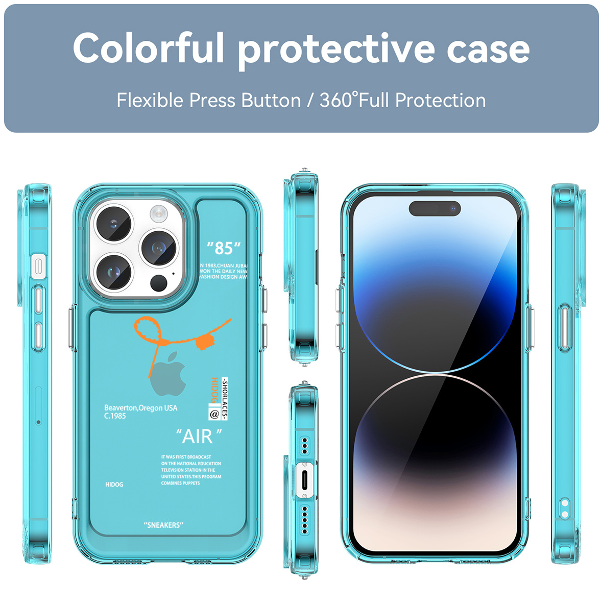 Double-sided 360 Full Body Dual Layers Phone Cases For Iphone 15 Pro Plus  Ultra/pro Max Dual Layer Phone Cover - Temu
