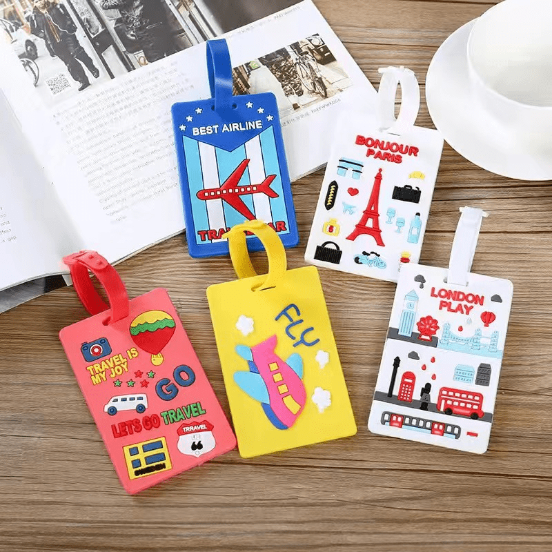 

5pcs Luggage Tag, Luggage Tag, Tag, Assorted Varieties