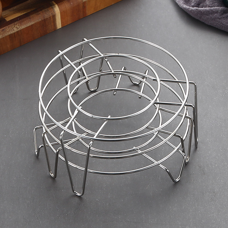 Stainless Steel Pot Rack Steam Rack Pot Mat Multi-Functional Pot