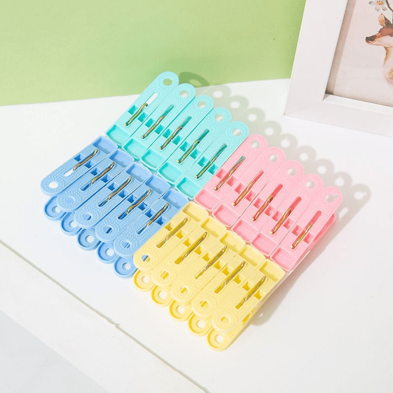 Plastic Clothespins, Windproof Fixed Multifunctional Drying Clips