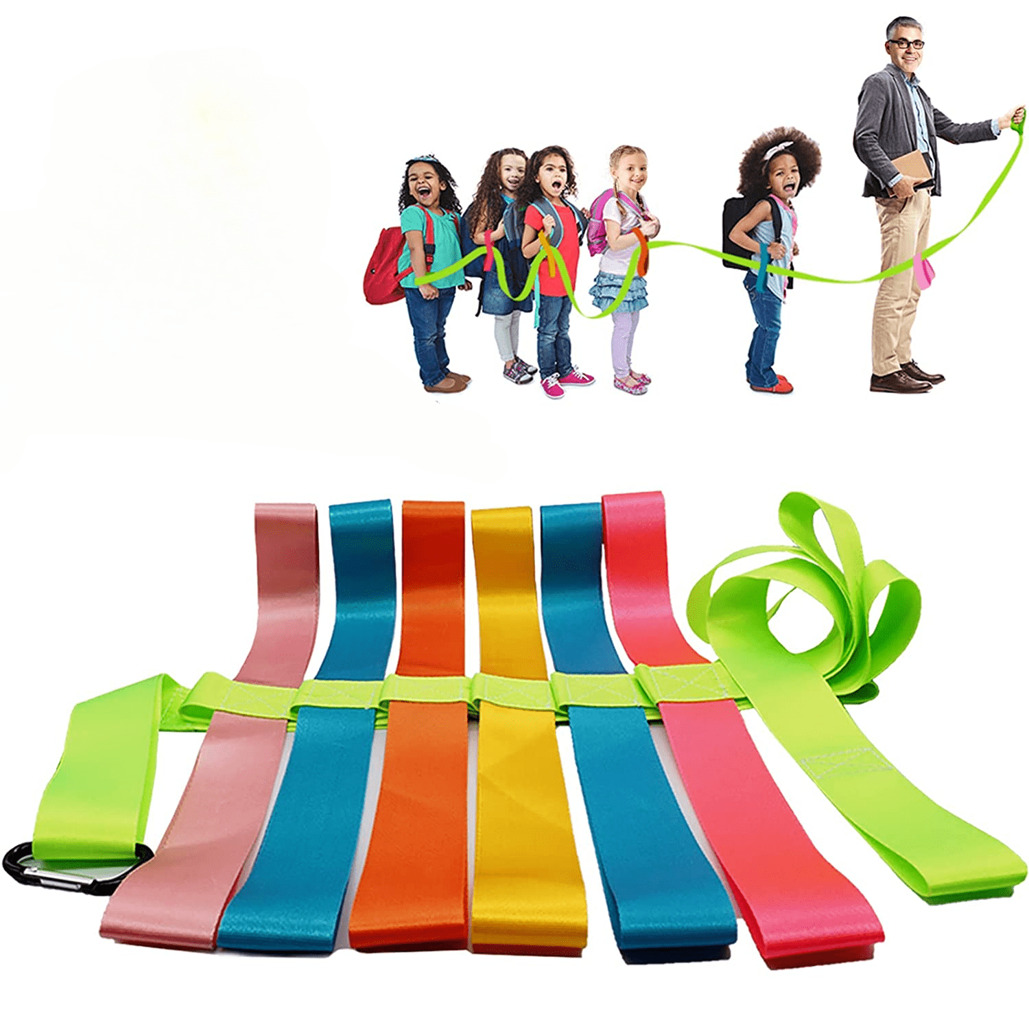 Colorful Safety Walking Rope for Daycare, Schools, and Teachers - Keep Kids  Safe and Together