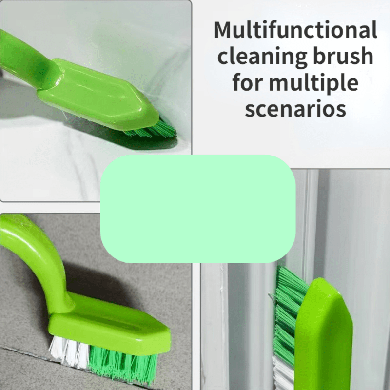 1pc Green Multi-functional Cleaning Brush For Kitchen, Bathroom, Sink,  Stove, Wall, Tile, Floor Gap